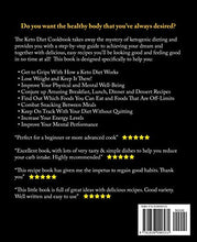Load image into Gallery viewer, Keto Diet Cookbook: Simple, Delicious Recipes for Weight Loss and Well-Being: 0 (Keto for Beginners, Mental Well-Being, Transform Your Life, Confidence, Combat Disease)
