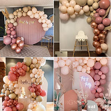 Load image into Gallery viewer, Balloon Arch Garland Kit, Blush Nude Apricot Double-Stuffed Latex Party Balloons for Retro Boho Wedding Baby Shower Bridal Engagement Anniversary Birthday Decorations…
