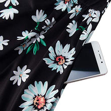 Load image into Gallery viewer, Spreadhoodie Womens Sleeveless Strappy Adjustable V Neck Summer Bohemian Floral Flared Beach Midi Swing Dress, XL, Daisy-3
