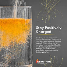 Load image into Gallery viewer, Keto-Pro Keto Electrolytes 250g | Keeping You Electric | Electrolyte Powder &amp; Salts with Astaxanthin | Supporting Your Keto Fasting, Health &amp; Fitness Goals | Lemon Orange Flavour
