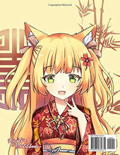 Load image into Gallery viewer, Anime Sketchbook: Japanese Manga Flower Cat Girl - Large Blank Sketchbook for Drawing, Writing, Painting or Sketching - 8.5" x 11" - 110 Pages (Anime Drawing Books)

