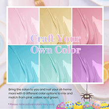 Load image into Gallery viewer, Beetles Gel Nail Polishes- Pastel Gel Polish Kit Blue Pink Yellow Green Purple Nail Art Design Soak Off Nail Lamp Nail Polish Gel DIY Manicure Kit Beauty Gifts Easter Nails
