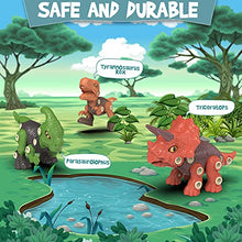 Load image into Gallery viewer, Dinosaur Toys for Kids 3-5 Year Old, Take Apart Dinosaur Toys with Dinosaur Skeleton, STEM Construction Educational Toys for Boys and Girls with Electric Drill, Birthday Dinosaur Gifts
