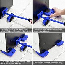 Load image into Gallery viewer, Y-nut Furniture Moving Roller Set Moving Device Portable Heavy Lifting Device Furniture Moving Device Mover Transport Set, 5 Pieces,Lifting Tool, Heavy Lifting and Gliding Lever System
