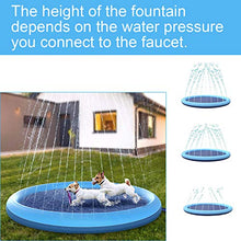 Load image into Gallery viewer, Dog Pool for Dogs,Paddling Pool for Pets,59" Foldable Sprinkle and Splash Water Play Mat,Dogs Paddling Pool Summer Toys Spray Pad,Garden Outdoor Portable Sprinkler Play Mat Outside
