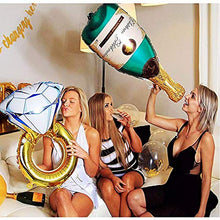 Load image into Gallery viewer, DOJoykey Hen Party Decoration Balloons Set, 1 pcs Bride To Be Balloons, 14 pcs Latex Balloons, 5 pcs Different Foil Balloons, 2 pcs Heart Shape Foil Balloons, 2 Meter Star Shape Hanging Garland
