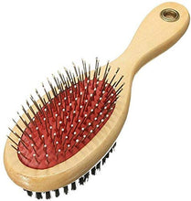 Load image into Gallery viewer, Wooden Dog Brush Double Sided Pet Hair Grooming Brush Dog Pin Brush and Bristle Soft Brush, Dogs Comb and Brush Grooming Tools for Cleaning for Dogs &amp; Cats with Long or Short Hair
