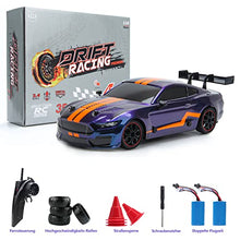Load image into Gallery viewer, Rhybor RC Drift Car Remote Control Car High Speed 35Km/h GT Sport Racing Car 2.4Ghz 1:14 Scale 4WD Drifting Vehicle
