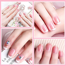 Load image into Gallery viewer, RARJSM Sheer Pink Gel Polish,Transparent Nude Pink Gel Nail Polish,15ML Natural Nail Polish Color UV LED Cured Gel French Manicure Spring Summer Nail Art
