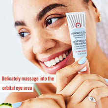 Load image into Gallery viewer, First Aid Beauty Hydrating Eye Cream With Hyaluronic Acid – Helps Reduce Puffiness and Hydrate, Smooths Fine Lines &amp; Wrinkles – 0.5 oz
