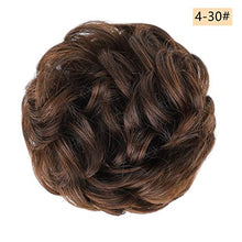 Load image into Gallery viewer, Hair Buns Hair Piece Scrunchies for Women Wavy Curly Ponytail Extensions Synthetic Donut Updo Hair Chignons Hair Accessories Thick Hair Pieces 4-30#
