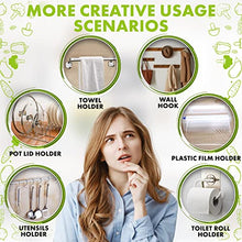 Load image into Gallery viewer, Homecart Kitchen Roll Holder under cabinet - Self Adhesive or Drilling Kitchen towel holders l Multipurpose Stainless steel - Paper Towel Holder for Bathroom and Kitchen Accessories
