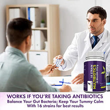 Load image into Gallery viewer, BioCultures Complex - 16 Live Strains with 50 Billion CFU Source Powder - Vegan Time Release Capsules - with Lactobacillus Acidophilus and Bifidobacterium - Made in UK by NutriZing
