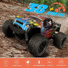 Load image into Gallery viewer, Tecnock Remote Control Car 38km/h High Speed RC Cars, 4WD Off Road Monster Truck All Terrain, 1:18 Electric Racing Car 2.4GHz RC Buggy Vehicle for Adults and Kids

