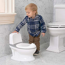 Load image into Gallery viewer, Nuby Potty, My Real Mini Size Toilet with Lid and Flush Sound, Potty Training Toilet for Toddlers, white
