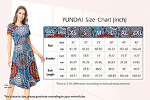 Load image into Gallery viewer, YUNDAI Women Polka Dot Casual Tunic Dress Pleated Loose Flowy Midi Dress with Pocket,M Red
