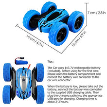 Load image into Gallery viewer, Pup Go Remote Control Stunt Car - 4WD 2.4Ghz 360° Flips Rechargeable RC Car for Kids, Radio Controlled Car Toys, Gifts for 3 4 5 6 7 8 9 Year Old Boys (Blue)
