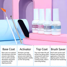 Load image into Gallery viewer, Saviland Dip Powder Nail Kit - 20 Colors Dipping Powder Set Dipping Powder System Liquid Set with Base &amp; Top Coat Activator Brush Saver for Nail Beginners and Professionals
