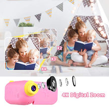 Load image into Gallery viewer, vatenick Kids Camera Children Digital Cameras Kids Gift Video Recorder Shockproof 2.4 inch HD Screen 1080P 32GB TF Card Gifts Toy for 3 to 12 Years Old Boys and Girls (pink)
