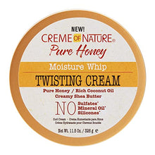Load image into Gallery viewer, Creme of Nature Moisture Whip Twisting Curl Cream for Dry Dehydrated Hair, Moisturizing Hair Care Formulated with Pure Honey, 11.5 fl. oz.
