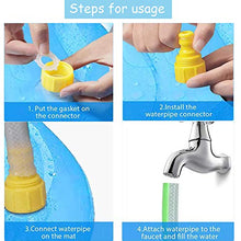 Load image into Gallery viewer, Dog Pool for Dogs,Paddling Pool for Pets,59" Foldable Sprinkle and Splash Water Play Mat,Dogs Paddling Pool Summer Toys Spray Pad,Garden Outdoor Portable Sprinkler Play Mat Outside
