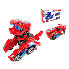 Load image into Gallery viewer, FGZU Dinosaur Toys Gifts for 4-8 Year Old Boys, Transforming Toys, Dinosaur LED Cars Toys Combined Into One for Boys Toddlers Girls Kids Gifts
