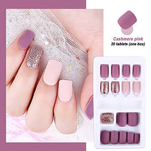Load image into Gallery viewer, 90 Pieces Removable Fake Nail Artificial Tips Set Full Cover for Short Decoration Press On Nails Art Fake Extension Tips
