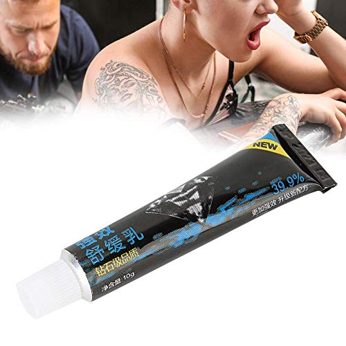Tattoo Numbing Cream, 10g Tattoo Aftercare Cream Fast Numbness Microblading Body Piercing Numb Cream Pain Relief Tattoo Accessory for Tattoo Artists