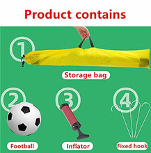 Load image into Gallery viewer, LZHDZQD Football Gifts For Boys, Football Goals For The Garden, Football Goals For Kids, Let Kids Fall In Love With Football, 36×24 Inch Football Goals Football Training Equipment For Kids Suit

