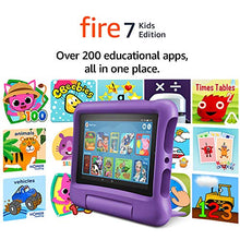 Load image into Gallery viewer, Fire 7 Kids Tablet | 7" Display, 16 GB, Purple Kid-Proof Case (2019 Release)
