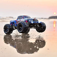 Load image into Gallery viewer, BEZGAR 7 Hobbyist Grade 1:16 Scale Remote Control Truck, 4WD High Speed 42 Km/h All Terrains Electric Toy Off Road RC Monster Vehicle Car Crawler with Rechargeable Batteries for Kids and Adults
