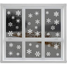 Load image into Gallery viewer, Articlings 42 Original Snowflake Window Clings | Fabulous Static PVC Stickers
