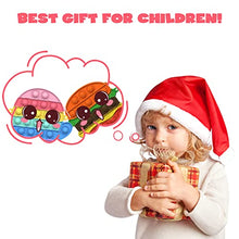 Load image into Gallery viewer, Pop Push It Bag, YOINGO Poppet Fidget Bag Toy Purse, 2 in 1 Popit Bag Handbags with Adjustable Shoulder Strap Length, Anti Stress Silicone Push Bubble Messenger Bag for Girls Kids Adults(Ice Cream)
