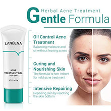 Load image into Gallery viewer, Acne Treatment, LANBENA Anti Acne Face Cream, Acne Removal Gel, Acne Pimple Cream Gel, Pimple Treatment Gel Cream, Reduces Redness and Prevent Breakouts（0.7Oz/20g）
