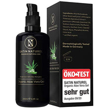 Load image into Gallery viewer, Aloe Vera Gel ORGANIC – Vegan Skin Care - 200 ml Glass Bottle - Natural Cosmetics With Hyaluronic Acid, Spirulina &amp; Jasmin (200ml, Gel)
