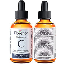 Load image into Gallery viewer, Big 2.11oz. ORGANIC Advanced Vitamin C Serum and Hyaluronic Acid for Face, Eye Contour. Serum Vitamin C with Anti-Aging and Wrinkle Ingredients, suitable for Derma Roller. Dermatologically Tested
