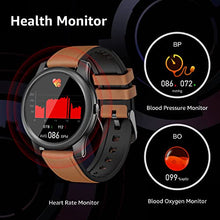 Load image into Gallery viewer, YOHOTA Smart Watch for Men, Fitness Tracker Watch with 1.32" TFT Full Touch IPS Display, IP68 Waterproof Outdoor Activity Tracker with Heart Rate and Sleep Monitor, Step Counter Watch for iOS Android
