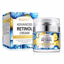 Load image into Gallery viewer, Advanced Retinol Cream for Face with 2.5% Retinol &amp; Hyaluronic Acid, Natural Anti Aging &amp; Wrinkle Day &amp; Night Face Cream for Women and Men, Brighten Hydrate and Plump Skin, for All Skin Types
