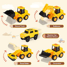Load image into Gallery viewer, EUTOYZ Toy Cars for 2-10 Year Old Boys,Kids Play Vehicles Construction Toys for 2-10 Year Old Boys Digger Toys for Boys Car Games Boys Toys Age 2 3 4 5 6 7 8 Year Old Boys Toy Tractor Toy
