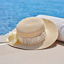 Load image into Gallery viewer, Ginger Ray Bride Hen Party Straw Hat
