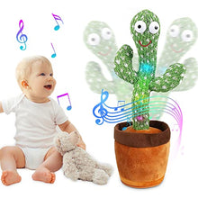 Load image into Gallery viewer, XQCLTD Dancing Cactus, Singing Cactus, Talking Cactus Toy, That Repeating What You Say Glow Sing and Dance, Perfect Gifts for Children Family and Friends
