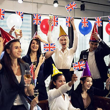 Load image into Gallery viewer, WEDNOK Union Jack Flag Set, 30pcs Red White Blue Balloons 10pcs British Flags 10m x 30pcs United Kingdom Banner for Queen Platinum Jubilee Decoration 2022 Celebration Birthday 70 Years Party VE Day
