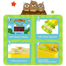 Load image into Gallery viewer, VATOS Whack Game Toy with Mole,Mini Electronic Arcade Game,Pounding Bench Coin game with 2 Hammers Toy,Interactive Educational Developmental Game for Toddlers Kids Girls and Boys Age 3 4 5 6 Years Old

