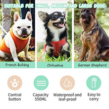 Load image into Gallery viewer, Leak-Proof Backflow Portable Dog Water Bottle KingAcc 550Ml Foldable Dog Cat Travel Water Bowl Outdoor Lightweigh Pet Drinking Cup（Don't Use Hot Water and Dishwasher）
