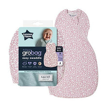 Load image into Gallery viewer, Tommee Tippee Baby Sleep Bag, The Original Grobag Easy Swaddle, Hip-Healthy Design, 0-3m, Earth Grape
