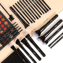 Load image into Gallery viewer, Amazon Brand - Eono Makeup Brushes 27Pcs Professional Premium Synthetic Makeup Brushes Sets for Foundation Blending Face Powder Blush Concealer Eye Cosmetics
