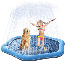 Load image into Gallery viewer, Raxurt Dog Pool, 170cm Non-slip Splash Sprinkler Pad for Dogs Thickened Durable Upgrade Bath Pool Pet Summer Outdoor Water Toys
