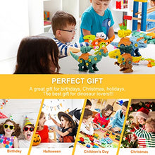 Load image into Gallery viewer, Dinosaur Toys for Boys, SPLAKS 4-Pack Dinosaur Construction Toys Boys Toys with Storage Box Electric Drill Soft Arrows, Educational STEM Toys Gift for Kids Age 3-6
