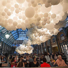 Load image into Gallery viewer, Lenxnmy 8PCS 36-inch Giant White Latex Balloons with 100 Ft Long Artificial leaf vine Oval balloon for /Party/ Baby Shower/Photo Shoot/Festivals /Wedding/Birthday/Graduation/Carnival Decorations
