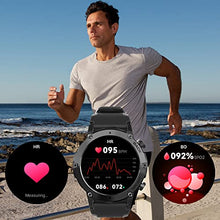 Load image into Gallery viewer, LEMFO Smart Watch for Men, 1.32'' Answer and Make Calls Fitness Watch, Sports Fitness Tracker with Heart Rate Blood Pressure Sleep Monitor, Bluetooth Smartwatch for iOS Android Phones
